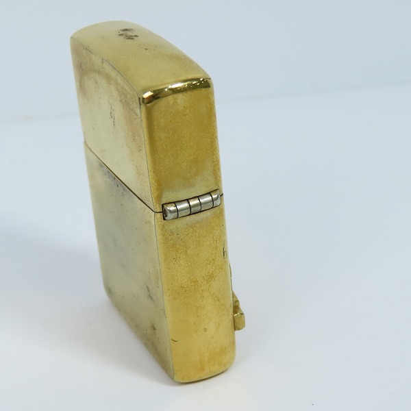 実際に弊社で買取させて頂いたZIPPO/ジッポー HARLEY-DAVIDSON/ハーレーダビッドソン イーグルメタル貼り ゴールド 1992年製の画像 3枚目