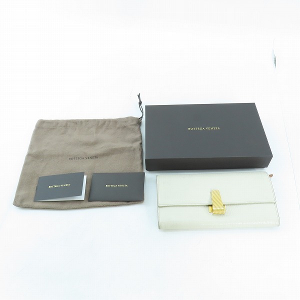 実際に弊社で買取させて頂いたBOTTEGA VENETA/ボッテガヴェネタ 長財布 の画像 9枚目