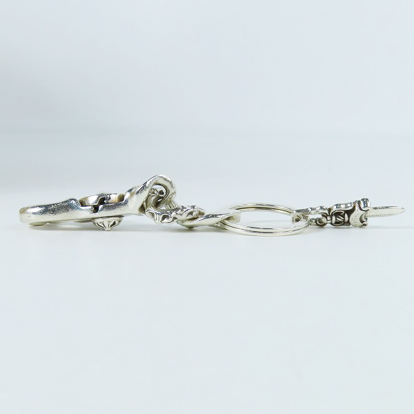 実際に弊社で買取させて頂いたCHROME HEARTS/クロムハーツ CLP CHN FANCY-S ファンシーリンク キーチェーン ｗ/ダガー ショートの画像 3枚目