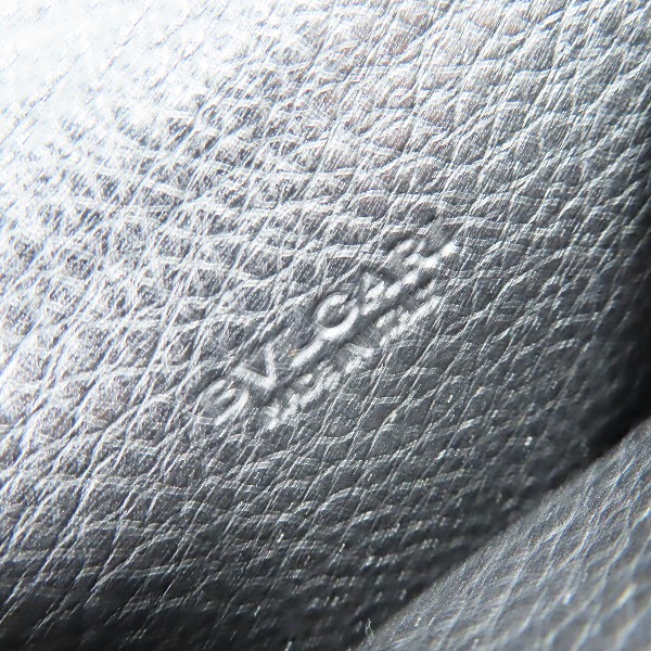 実際に弊社で買取させて頂いたBVLGARI/ブルガリ 財布 二つ折り財布 ブラックの画像 4枚目