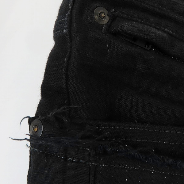 実際に弊社で買取させて頂いたIF SIX WAS NINE/イフシックスワズナイン ラメ ジャケット/レースアップサルエルデニムパンツ セットアップ/0295AM/1/30の画像 7枚目