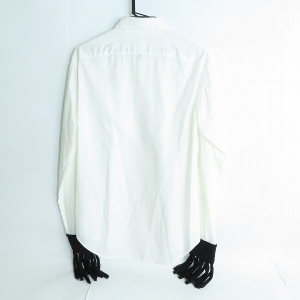 実際に弊社で買取させて頂いたLOEWE/ロエベ 袖ニットフリンジ 切替長袖シャツ H2269160FA/37の画像 1枚目