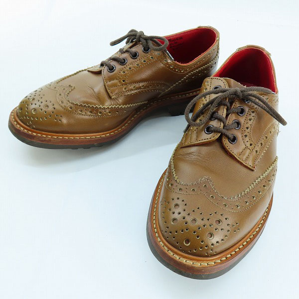 実際に弊社で買取させて頂いたTrickers/トリッカーズ ウィングチップシューズ M7292 ブラウン/7