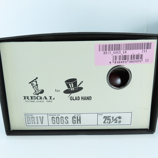 実際に弊社で買取させて頂いたGLADHAND×REGAL/グラッドハンド×リーガル サドルシューズ 606S BRIV/25.5の画像 9枚目