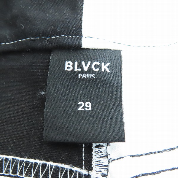 実際に弊社で買取させて頂いたBLVCK SCVLE/ブラックスケール バイカラーパンツ/29の画像 3枚目