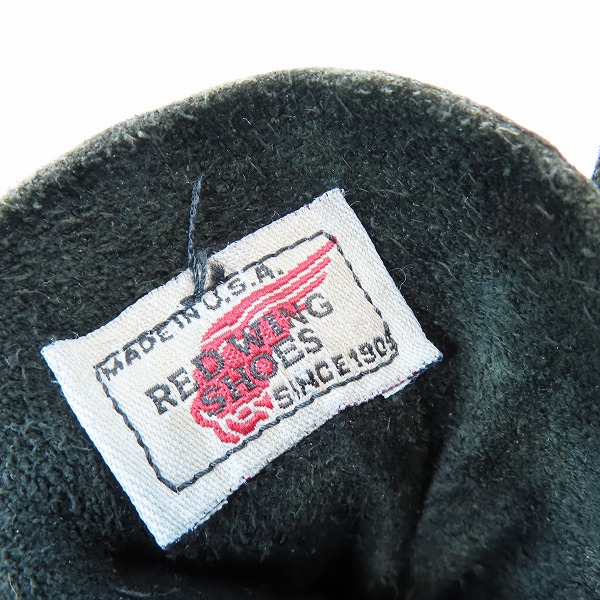 実際に弊社で買取させて頂いたRED WING/レッドウィング アイリッシュセッター 刺繍羽タグ ビブラムソールカスタム/10の画像 6枚目
