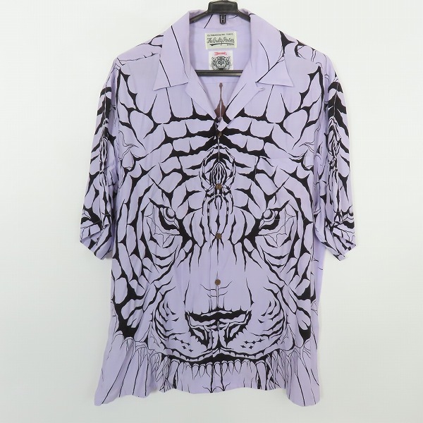 実際に弊社で買取させて頂いたWACKO MARIA×WOLF'S HEAD/ワコマリア×ウルフズヘッド HAWAIIAN SHIRTS/ XXL
