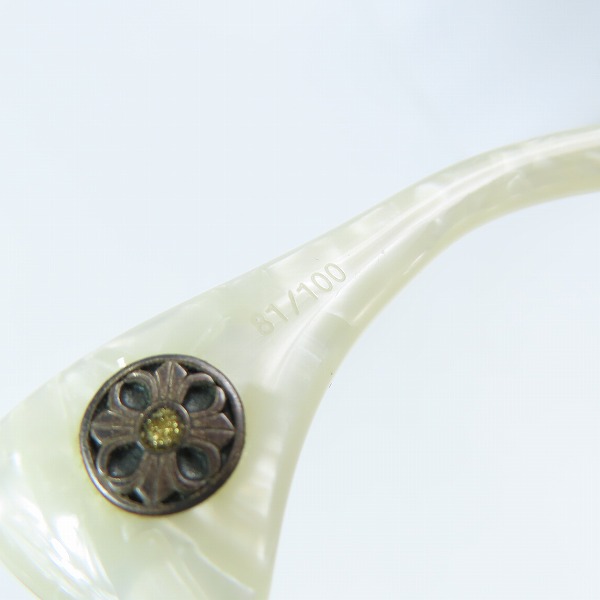 実際に弊社で買取させて頂いたA'rossvy/ロズヴィー シルバー925 クロス モチーフ サングラス/アイウェア 209251615の画像 7枚目