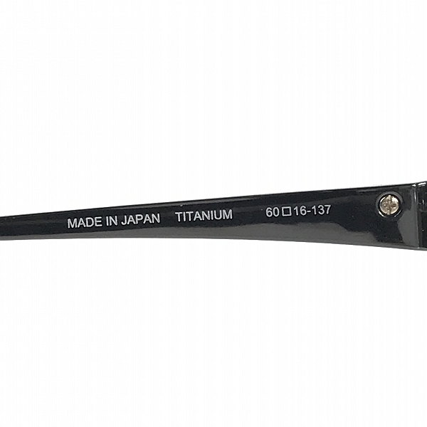 実際に弊社で買取させて頂いたSAMURAI SHO/サムライ翔 ビジネスライン 智  メガネ/メガネフレーム/アイウェア SS-T123の画像 5枚目