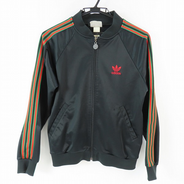 実際に弊社で買取させて頂いたadidas/アディダス 80s~90s ヴィンテージ 銀タグ トラックジャケット ブラック