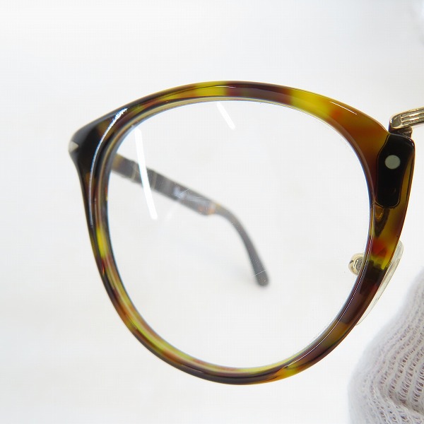 実際に弊社で買取させて頂いたPersol/ペルソール メガネフレーム/アイウェア Typewriter Edition 3107-V 24の画像 8枚目