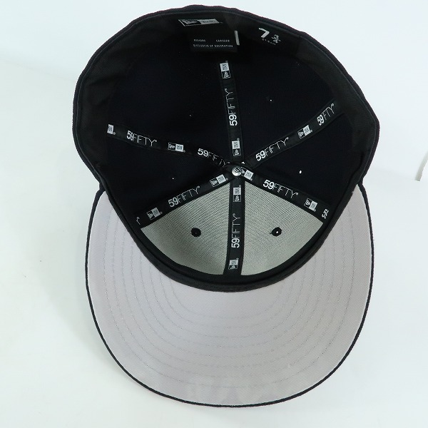 実際に弊社で買取させて頂いたFRAGMENT DESIGN×NEW ERA/フラグメントデザイン×ニューエラ 59FIFTY FRG ロゴ刺繍 キャップの画像 2枚目