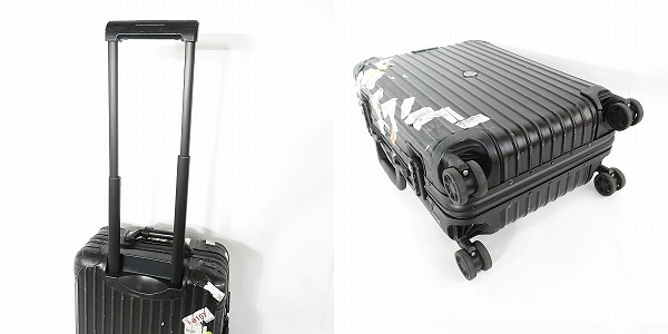 実際に弊社で買取させて頂いたRIMOWA×MONCLER/リモワ×モンクレール トパーズ ステルス キャビン S 920.90 の画像 2枚目