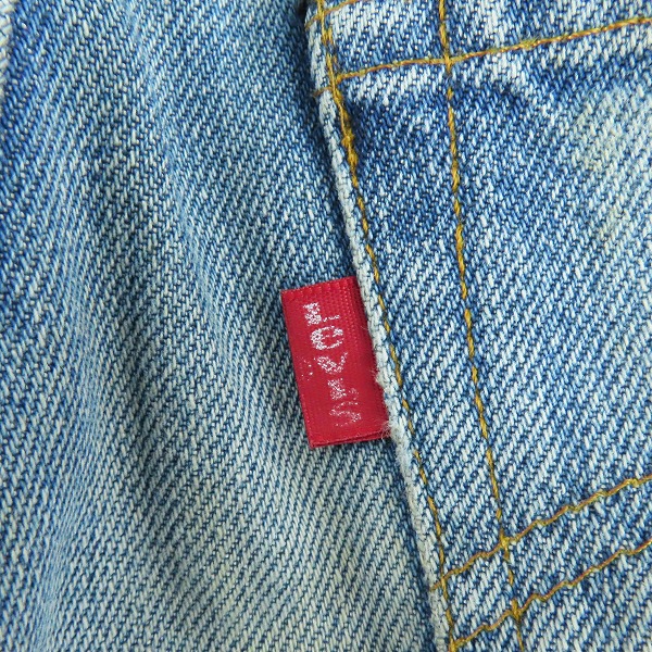 実際に弊社で買取させて頂いたLevis/リーバイス 501 ヴィンテージ 66後期 刻印6 スモールe ボタンフライ デニムパンツ の画像 6枚目