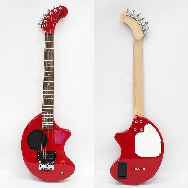 実際に弊社で買取させて頂いた★【美品】FERNANDES/フェルナンデス ZO-3 ’19 RED W/SC ぞうさん アンプ内蔵エレキギター レッド ソフトケース付の画像 2枚目