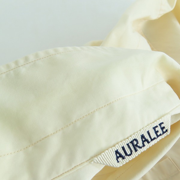 実際に弊社で買取させて頂いたAURALEE/オーラリー WASHED FINX TWILL BIG SHIRTS 長袖 シャツ A20AS02TN/5の画像 6枚目