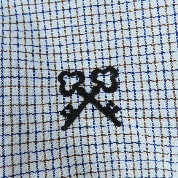 実際に弊社で買取させて頂いたuniform experiment/ユニフォームエクスペリメント チェック 長袖シャツ UE-212022/3の画像 7枚目