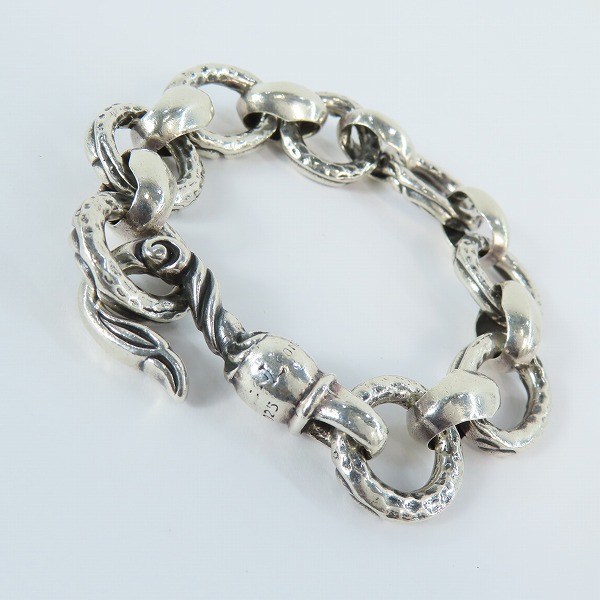 実際に弊社で買取させて頂いたLeonard Kamhout/レナードカムホート スワンフック ブレスレット