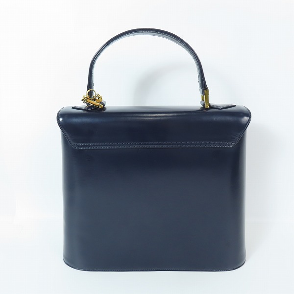 実際に弊社で買取させて頂いたYves Saint Laurent/イブサンローラン YSL ロゴチャーム付 レザー ハンドバッグの画像 1枚目