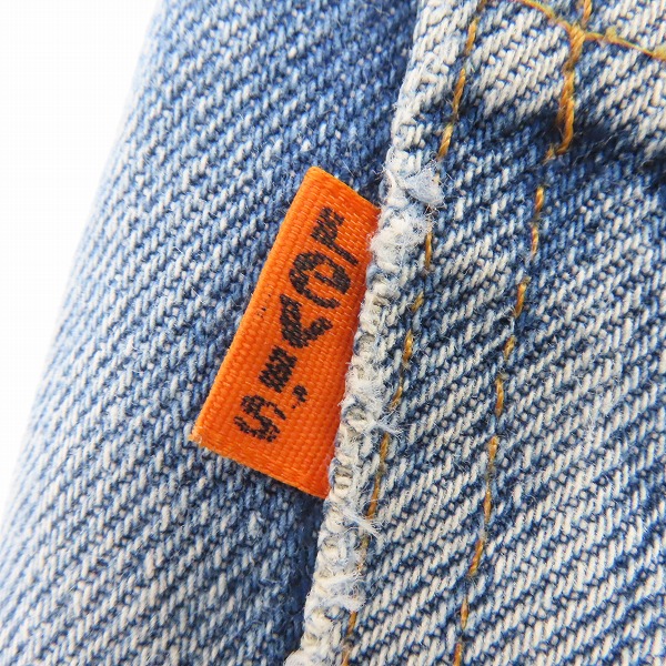 実際に弊社で買取させて頂いたLevi's/リーバイス 70s ヴィンテージ 刻印4 オレンジタブ スモールe デニムパンツ /W32 L32の画像 3枚目