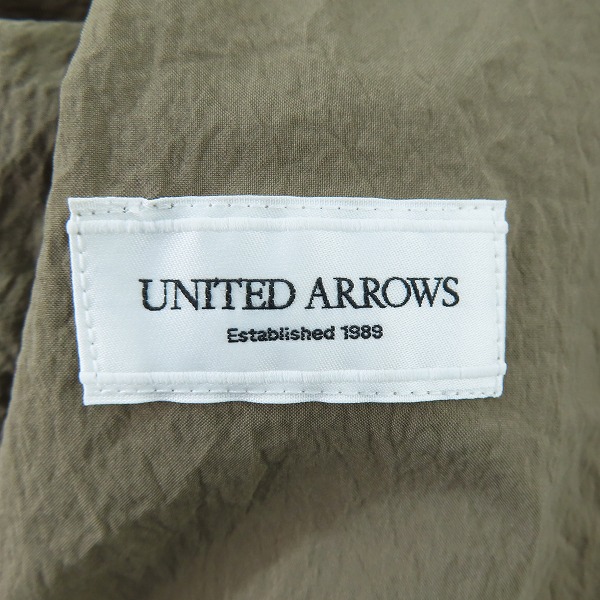 実際に弊社で買取させて頂いたUNITED ARROWS/ユナイテッドアローズ ナイロンジャケット 1122-699-5628/XLの画像 2枚目