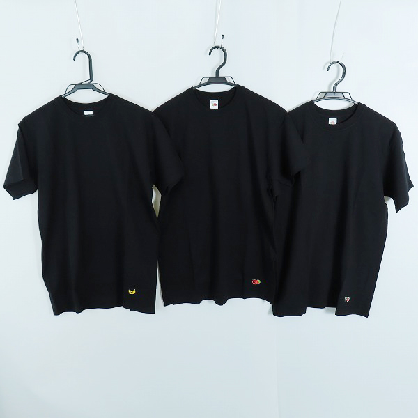 実際に弊社で買取させて頂いた(2)FRAGMENT DESIGN/フラグメントデザイン THE CONVENI GINZA ザコンビニ FRUIT OF THE LOOM 3P TEE/ブラック