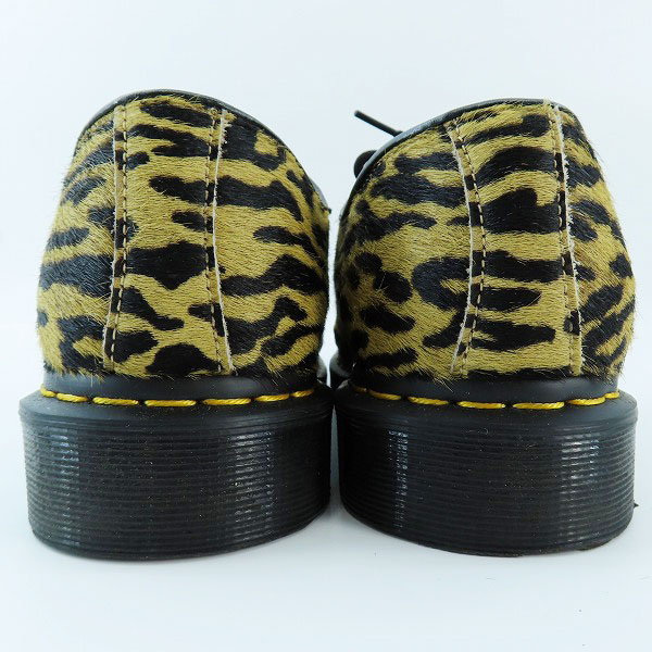 実際に弊社で買取させて頂いたWACKO MARIA×Dr.Martens/ワコマリア×ドクターマーチン 1461 3ホール ブーツ レオパード 31371372/UK9の画像 1枚目