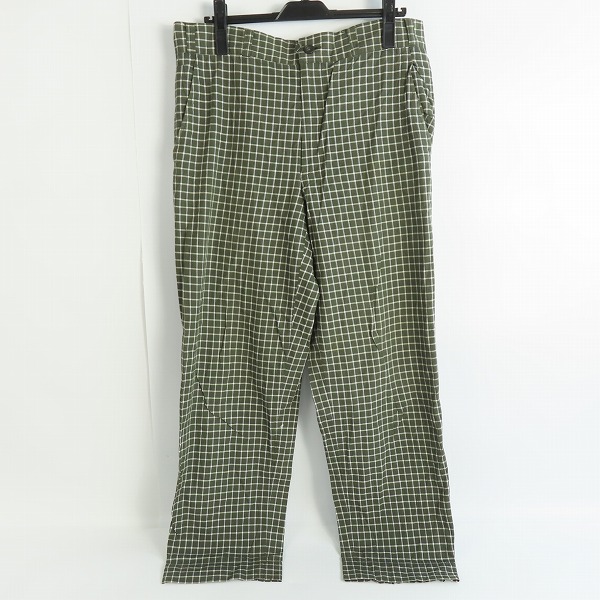 実際に弊社で買取させて頂いたDRIES VAN NOTEN/ドリスヴァンノッテン チェックパンツ/44