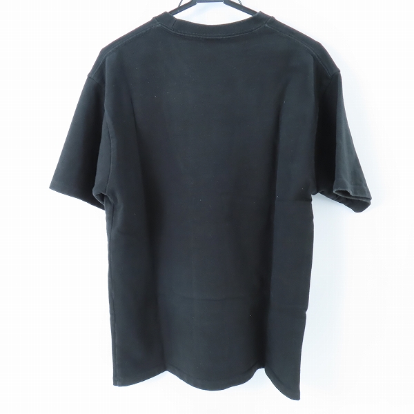 実際に弊社で買取させて頂いたAPPLEBUM/アップルバム 胸ポケット 半袖Tシャツ ブラック/Lの画像 1枚目