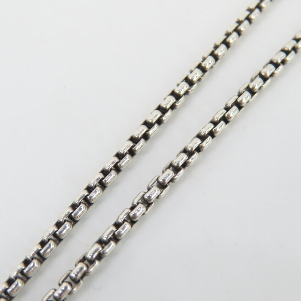 実際に弊社で買取させて頂いたLONE ONES/ロンワンズ MFフックボックスチェーンネックレス 18インチの画像 5枚目