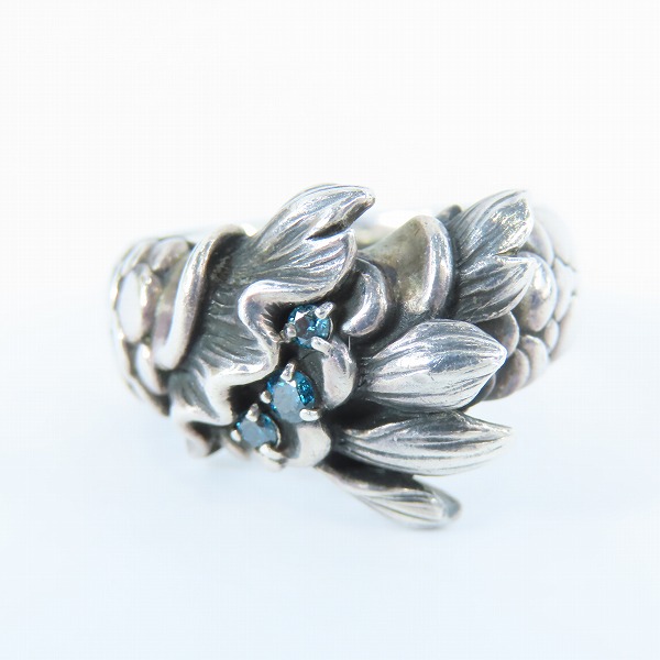 実際に弊社で買取させて頂いたBloody Mary/ブラッディマリー ブルーリープフィン リング 13号の画像 1枚目