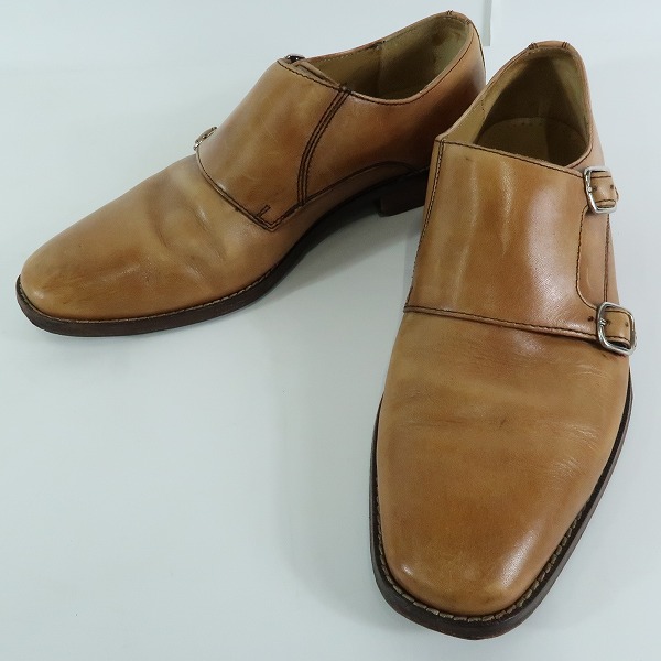 実際に弊社で買取させて頂いたCOLE HAAN/コールハーン ダブルモンクストラップ レザーシューズ/革靴 C12445 FC15/9