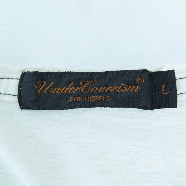 実際に弊社で買取させて頂いたUNDERCOVERISM FOR REBELS/アンダーカバーイズム Uロゴ Tシャツ Lの画像 2枚目