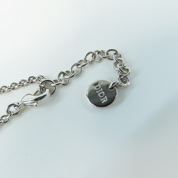 実際に弊社で買取させて頂いたDior/ディオール CDロゴ チェーンネックレスの画像 5枚目