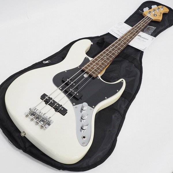 実際に弊社で買取させて頂いた★Bacchus/バッカス YJM-550R-PJ WH ジャズベースType 4弦エレキベース ソフトケース付