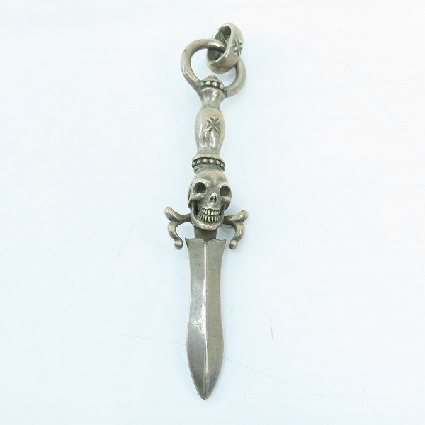 実際に弊社で買取させて頂いた【ギャラ付き】Gabor/Gaboratory/ガボール/ガボラトリー ダガー ウィズ スカルペンダント バターナイフの画像 1枚目