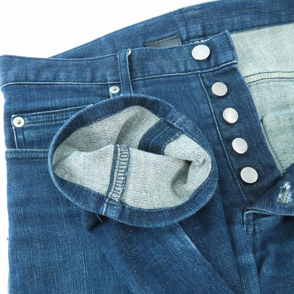 実際に弊社で買取させて頂いたDior HOMME/ディオールオム 5ポケットストレートパンツ 8E3111730708/27の画像 2枚目