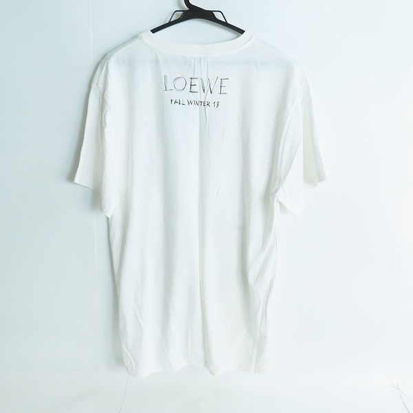 実際に弊社で買取させて頂いたLOEWE/ロエべ Tシャツ プリント 白 H6299520CR/Sの画像 1枚目