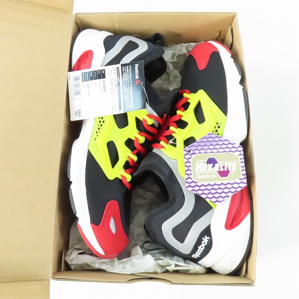 実際に弊社で買取させて頂いた【未使用】Reebok/リーボック CLASSIC FURY ADAPT/クラシックフューリーアダプト スニーカー AR1868 28の画像 7枚目