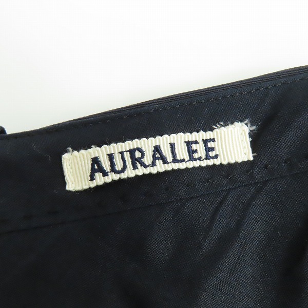 実際に弊社で買取させて頂いたAURALEE/オーラリー 21SS  LIGHT WOOL MAX GABARDINE SLACKS 4の画像 2枚目