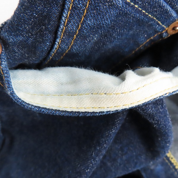 実際に弊社で買取させて頂いたLEVI'S/リーバイス 501XX 刻印555 バレンシア工場製 ビッグE デニムパンツ 紙パッチ 501-0003/W30L36の画像 8枚目