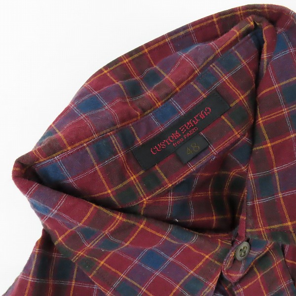 実際に弊社で買取させて頂いたCUSTOM CULTURE from PAZZO/カスタムカルチャー パッゾ スナップボタンシャツ 48の画像 6枚目