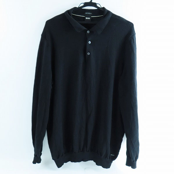 実際に弊社で買取させて頂いたHUGO BOSS/ヒューゴボス長袖ニットポロシャツ/XXL