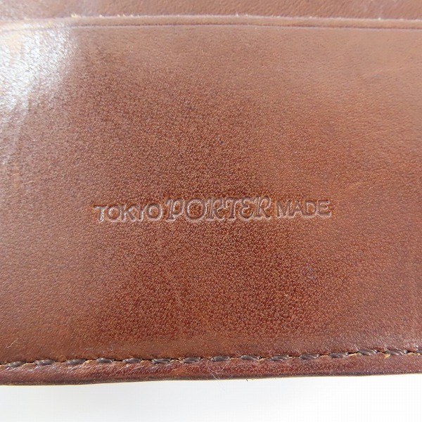 実際に弊社で買取させて頂いたNEIGHBORHOOD×PORTER/ネイバーフッド×ポーター クリップ付き2つ折り革財布/レザーウォレットの画像 4枚目