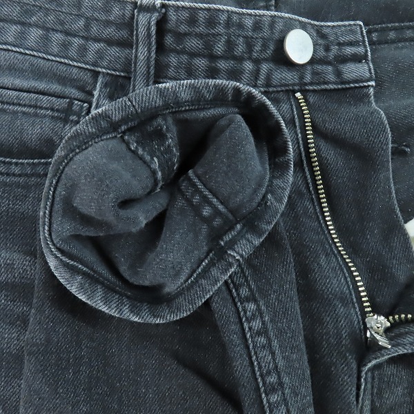 実際に弊社で買取させて頂いたNUMBER(N)INE×STUDIOS/ナンバーナイン×ステュディオス ダメージリペア加工ストレッチデニムパンツ 116140001/1の画像 2枚目