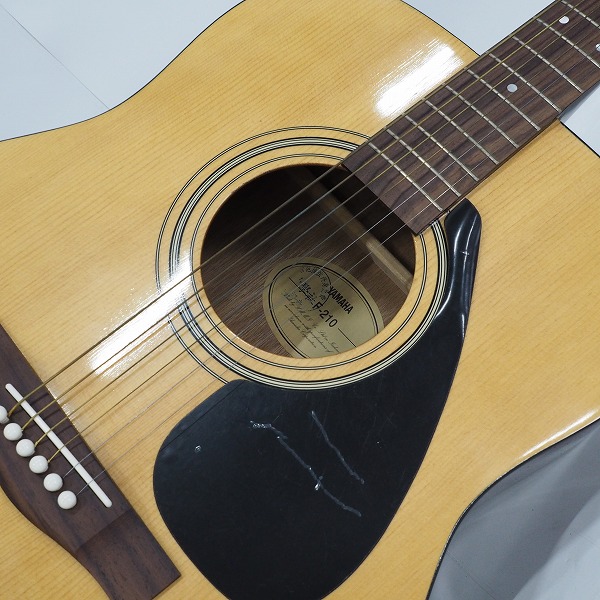 実際に弊社で買取させて頂いた★YAMAHA/ヤマハ F-210 アコースティックギター/アコギ ソフトケース付の画像 5枚目
