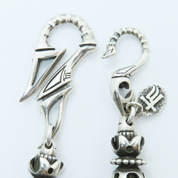 実際に弊社で買取させて頂いたSOUL FETISH/ソウルフェティッシュ シルバー ウォレットチェーン ガーネット付きの画像 1枚目