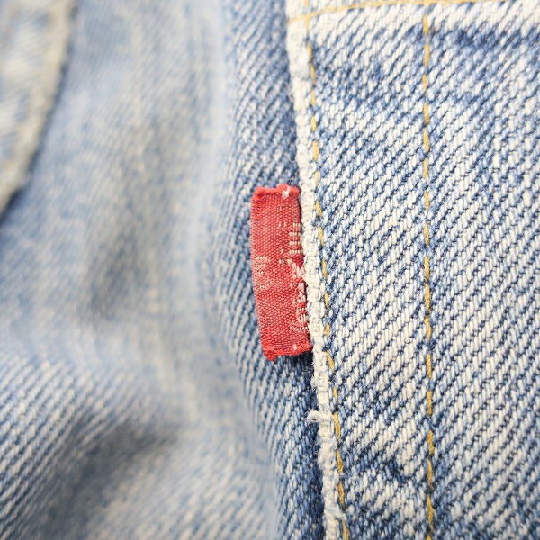 実際に弊社で買取させて頂いたLEVI'S/リーバイス ヴィンテージ 501 66前期 ボタン裏刻印6 スモールe  ボタンフライ デニムパンツの画像 3枚目