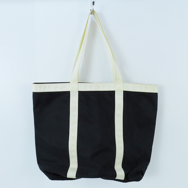 実際に弊社で買取させて頂いたPORTER/ポーター トートバッグ ブラック×アイボリーの画像 1枚目