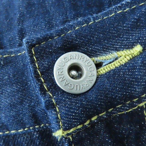 実際に弊社で買取させて頂いたGANRYU COMME des GARCONS/ガンリュウ コムデギャルソン セルビッチサルエルデニムパンツ ES-P020/Sの画像 6枚目